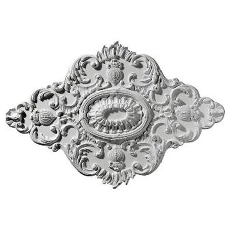 DWELLINGDESIGNS 42.75 in. W x 28.88 in. H x 1 in. P Architectural Accents - Ashford Ceiling Medallion DW2572753